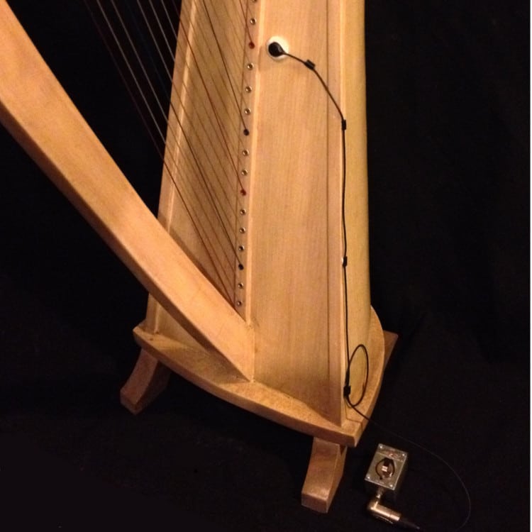 transducteur de Harpe Portable en métal de qualité. RiToEasysports Harp Pickup Accessoire pour Instrument de Musique 